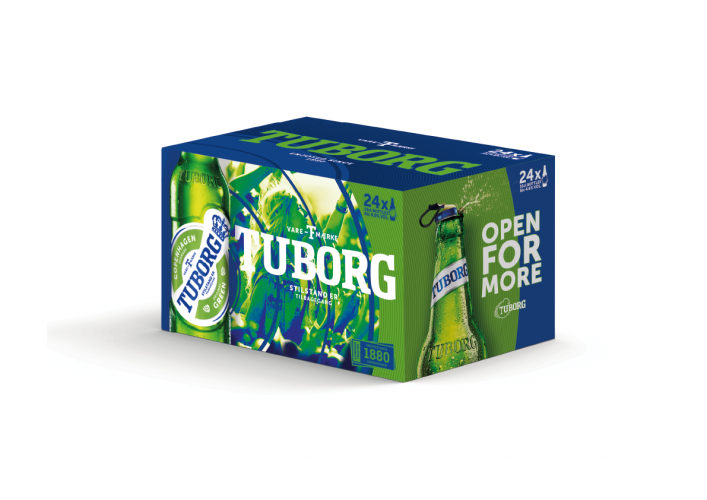 丹麥啤酒Tuborg品牌設計，展現年輕與活力