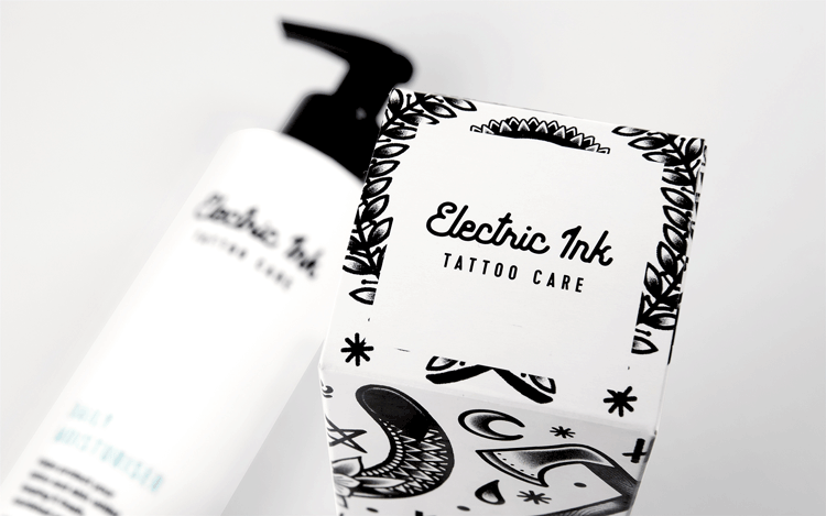 紋身護理品牌Electric Ink視覺識別設(shè)計