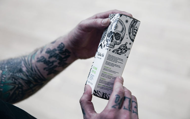 紋身護理品牌Electric Ink視覺識別設(shè)計